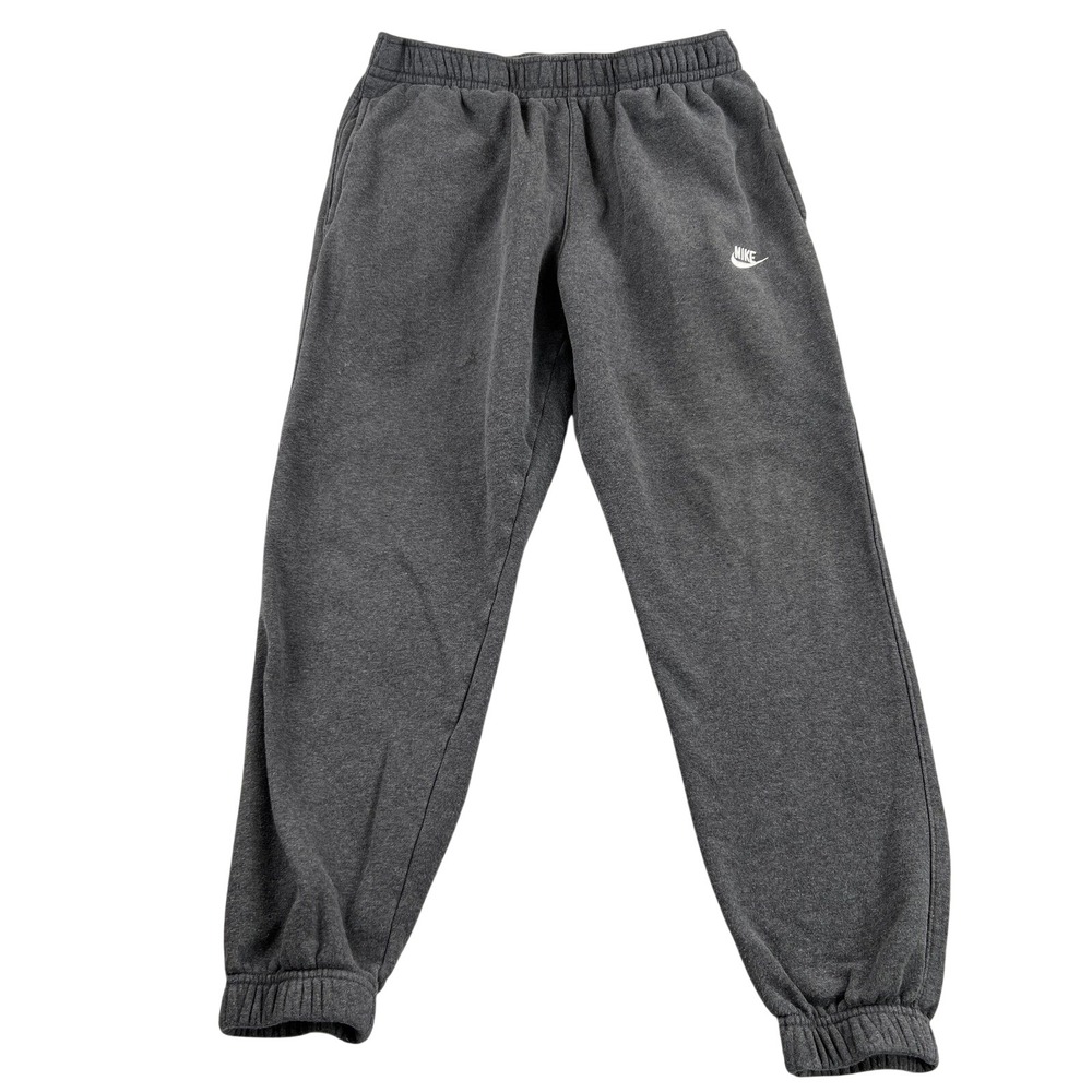 Nike Club Fleece Joggers L Charcoal Gray Boys BV2737 071 Sportswear Sweatpants
